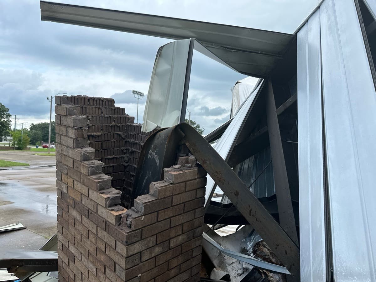Tornado damage documentation