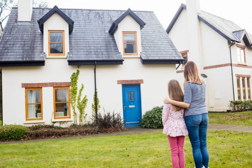 Family and house damage